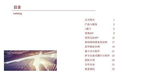 網(wǎng)絡(luò)科技公司產(chǎn)品項(xiàng)目及企業(yè)文化宣傳冊 紅色調(diào)